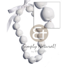 Kukui nuts in white
