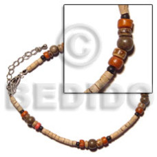 2-3mm coco heishe natural white