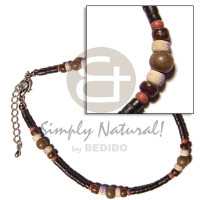 2-3mm coco black heishe