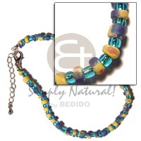 Yellow 4-5mm coco pokalet splashing