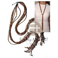 Scarf necklace - 7 rows