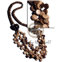 7-8mm coco pokalet. natural brown