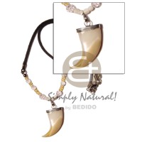 Mop fangs glass beads