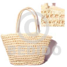 Abaca eyelet natural lining