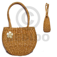 Pandan oval bag small 5x3