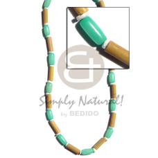 Bamboo tube pastel green