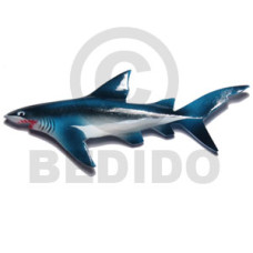 Shark handpainted wood refrigerator