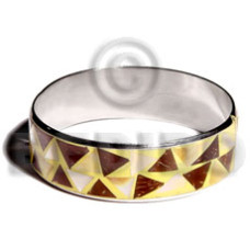 Laminated inlaid crazy cut banana