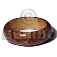 Wood bangle laminated