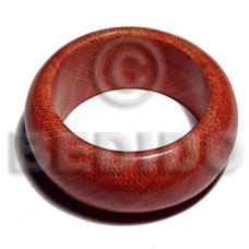 Laminated buri wood bangle ht=30mm