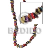 Buri seed nuggets dyed