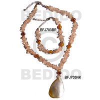 Set jewelry ordered individually as