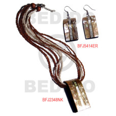 Set jewelry ordered individually as