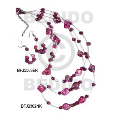 Set jewelry ordered individually as