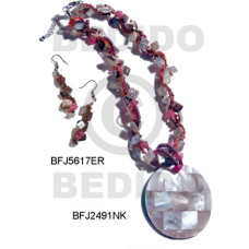 Set jewelry ordered individually as