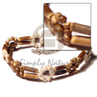 2 rows sig-id wood tube