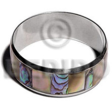 Laminated inlaid paua brownlip alt.