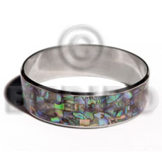 Laminated paua blocking in 3 4