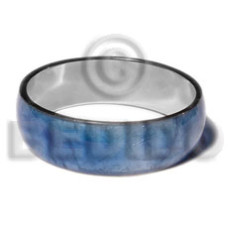 Laminated blue capiz in