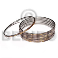 Laminated brownlip in 3mm stainless
