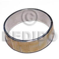 Laminated inlaid mop shell