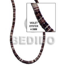 4-5mm blacklip heishe