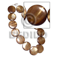28mm round laminated high gloss