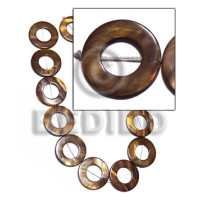 30mm round laminated high gloss