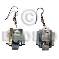 Dangling overlapping abalone and troca