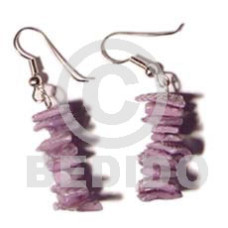 Dangling white rose dyed lilac