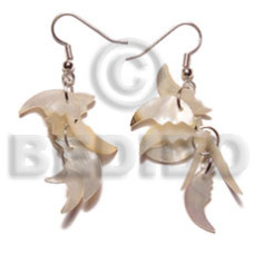Dangling 17mmx8mm hammershell 7pcs. quarter