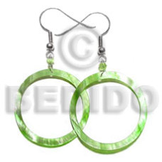 Dangling lime green hammershell