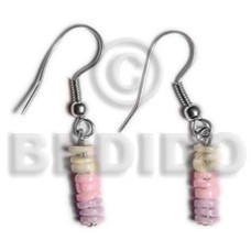 Dangling tricolor white clam