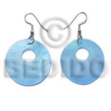Dangling 35mm aqua blue hammershell