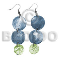 Dangling double round 20mm subdued