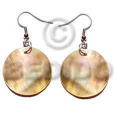 Dangling 20mmx20mm round brownlip