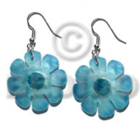 Dangling 30mm flower hammershell in