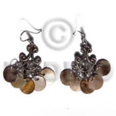 Dangling 5 pcs. 10mm round