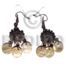 Dangling 3 pcs. 12mm round