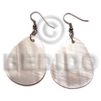 Dangling "35mmx30mm" kabibe shellteardrop