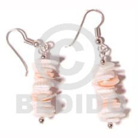 Dangling white rose pink