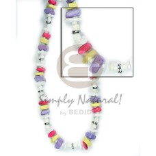 White rose white clam heishe White rose white clam heishe