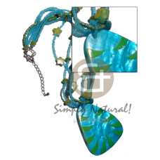 4 layers matte plastic beads
