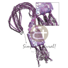 4 rows glass beads 2-3mm