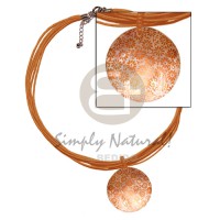 6 layer sunset orange wax