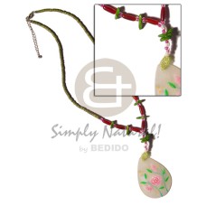 2-3mm olive green coco heishe 2-3mm olive green coco heishe