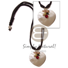 50mm heart hammershell in wax
