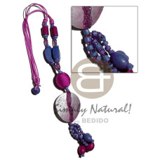 Tassled 2 layers satin cord