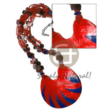 5 layers glass beads