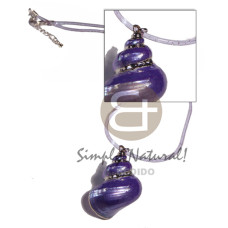 Clear purple jelly cord